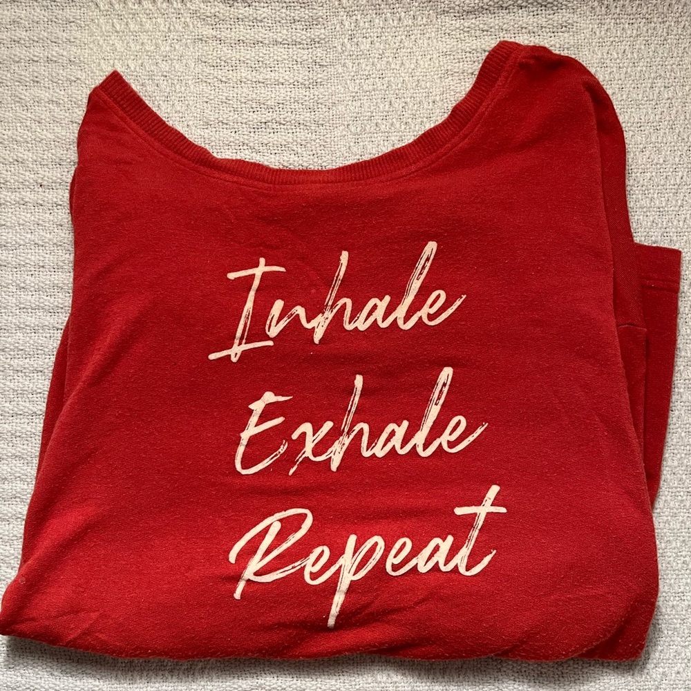 I’m selling a flowy red sleep shirt